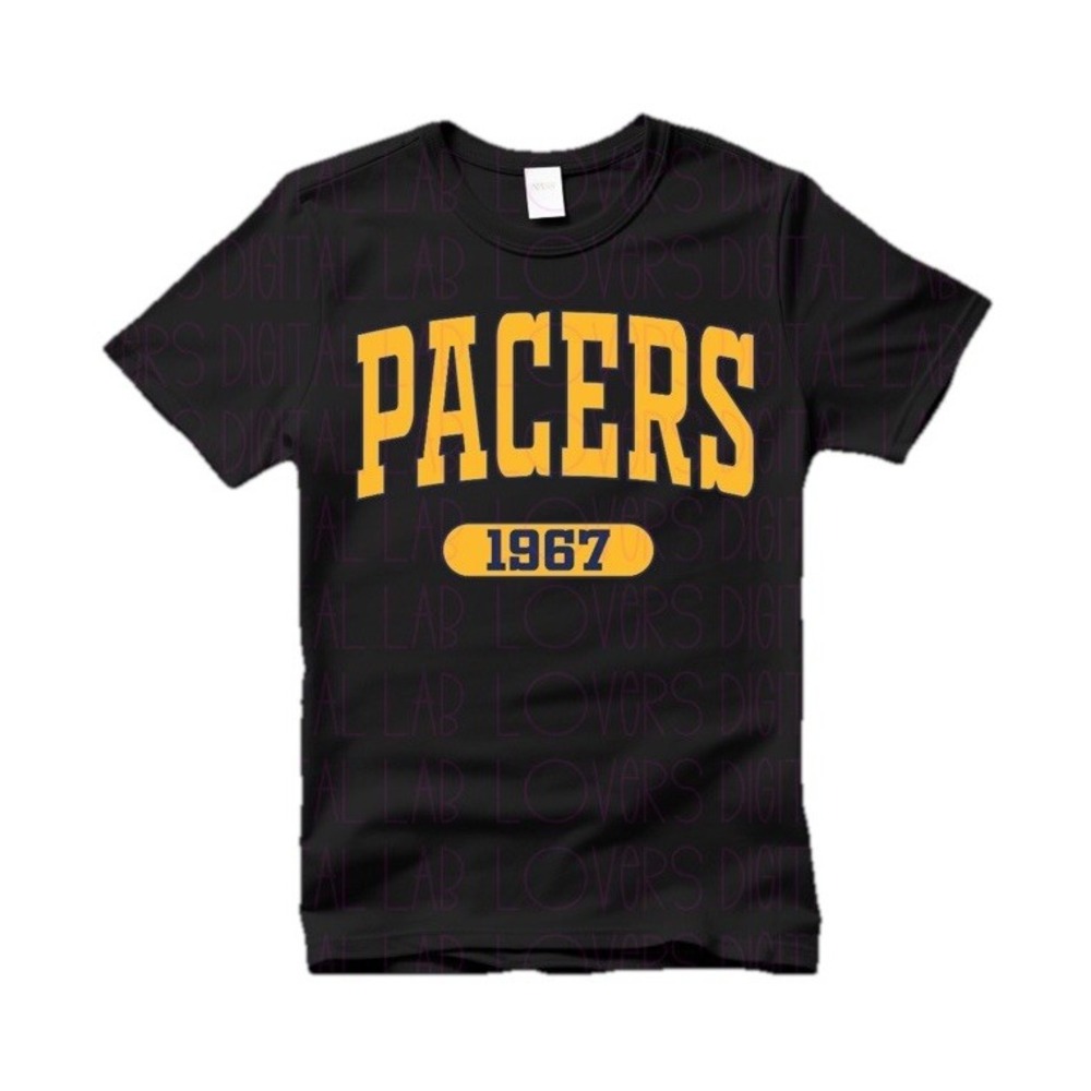 Indiana Pacers‎ NBA Basketball Black T-Shirt  Size S Small New